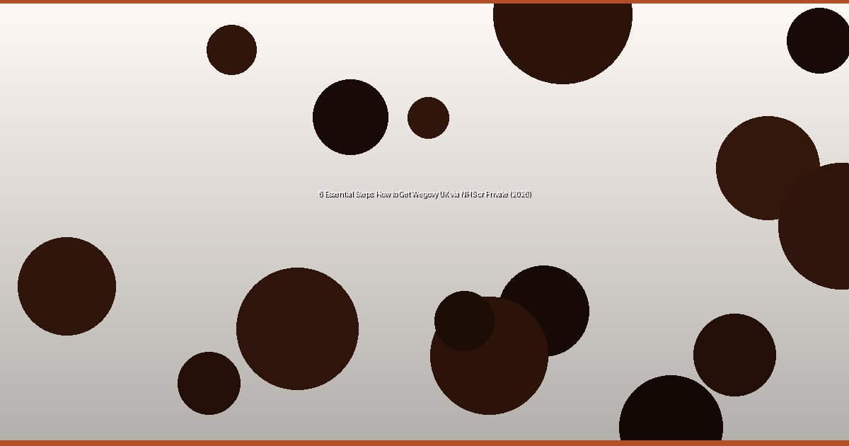 6 Essential Steps: How to Get Wegovy UK via NHS or Private (2026) - Image 2